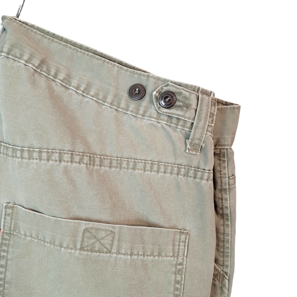 Levi's Extra Wide Leg Army Green Military Workwear Streetwear Vibes Pants 36x32 - Picture 5 of 16